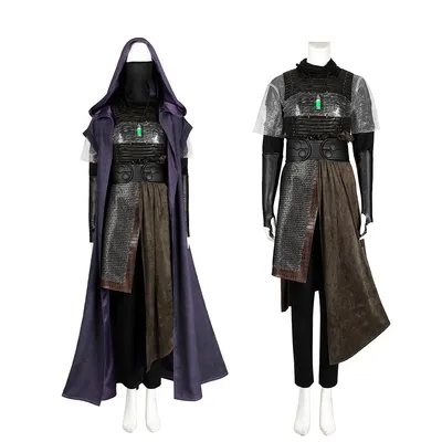 Das Acolyte Mae Cosplay Kostüm Damen Fantasy Disguise Halloween Karneval Party Outfits Image