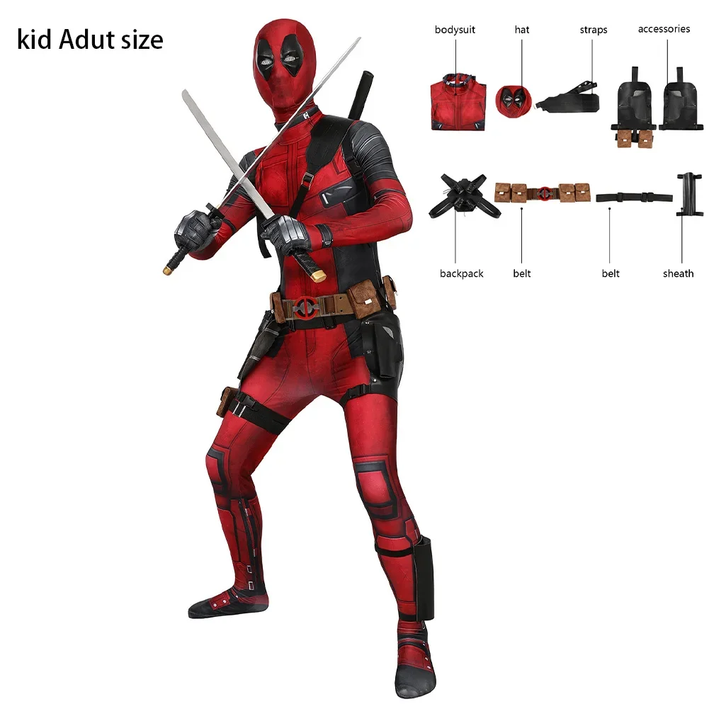 Dead Cosplay Kostüm Erwachsene Männer Jungen Pooling Overall Fantasy Superheld Halloween Karneval Party Image