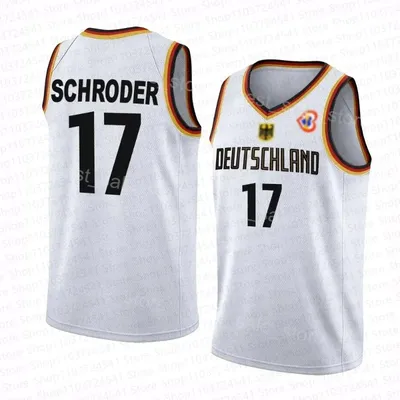 2024 Germany Basketball Jersey Germany Basketball Jersey Mens/Boys Sleeveless Sports Jersey Tshirt