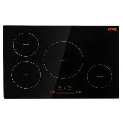 Electric Cooktop 4 Burners 30'' Induction Stove Top Built-in Magnetic Cooktop 7500W 9 Heating Level