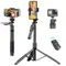 L16 1570mm Wireless Selfie Stick Tripod Stand Foldable Monopod for Gopro Action Cameras Smartphones