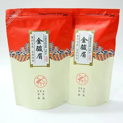 250g/500g Chinese Jinjunmei Tea Set Zipper Bags Wuyi jinjunmei Black Oolong Tea Recyclable Sealing