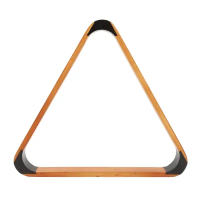 Billiard Ball Triangle Rack Black 57.2MM Pine British Fancy 9 Ball Pool Ball Rack Yellow Pool Ball