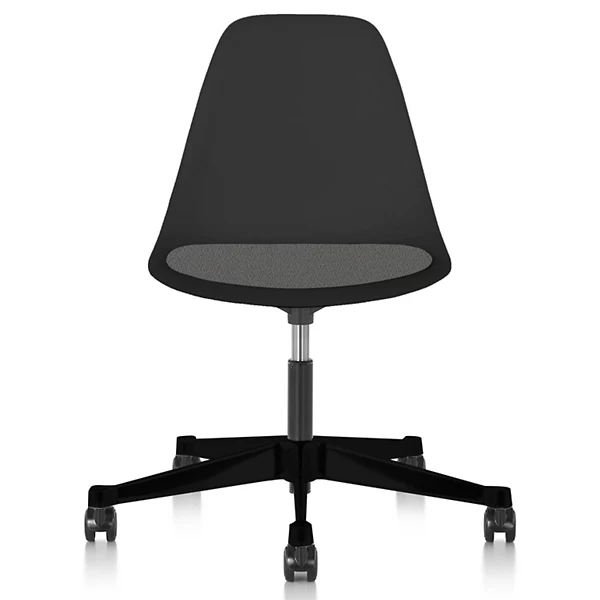 Herman Miller Eames Molded Plastic Task Chair with Upholstered Seat Pad - Herman Miller Authorized Retailer