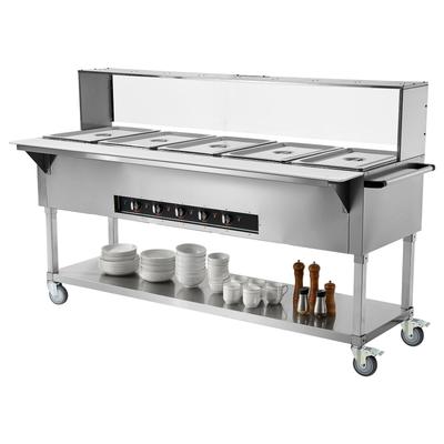 Commercial Food Warmer Food Grade Stainless Steel Server for Party Restaurant