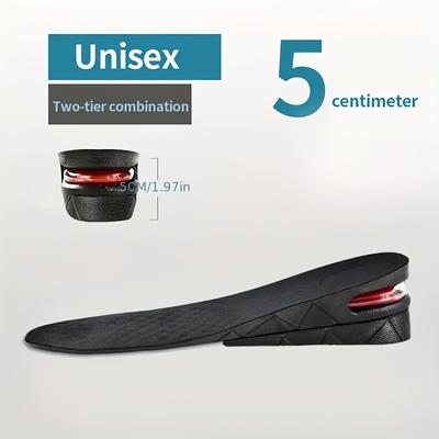 TEMU Adult Adjustable Height Increase Insole With Support 1.18-3.54 Inches Range, Support For Comfortable Walking Easily