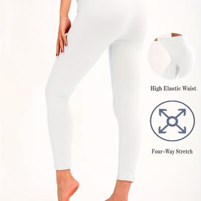 TEMU Women's High-waist Stretchy Yoga Leggings - Soft, Comfortable, And Fitness & Everyday Wear Image