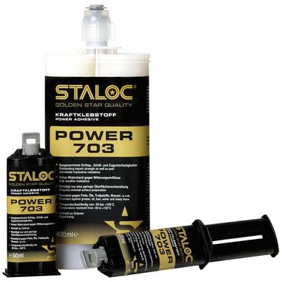 2K Klebstoff Power 703 25ml beige, + Mischer - Staloc Image