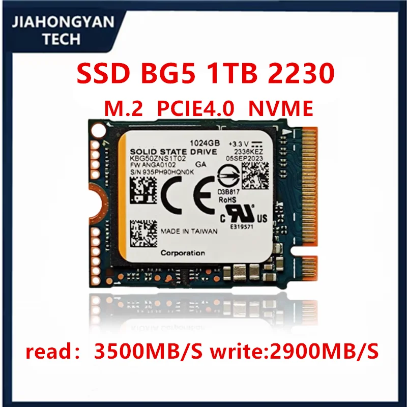 Original Toshiba Kioxia SSD BG5 1T M.2 2230 2280 2242 NVMe PCIe 4.0 BG4 128G Hochgeschwindigkeits-SSD für Desktop und Laptop Image