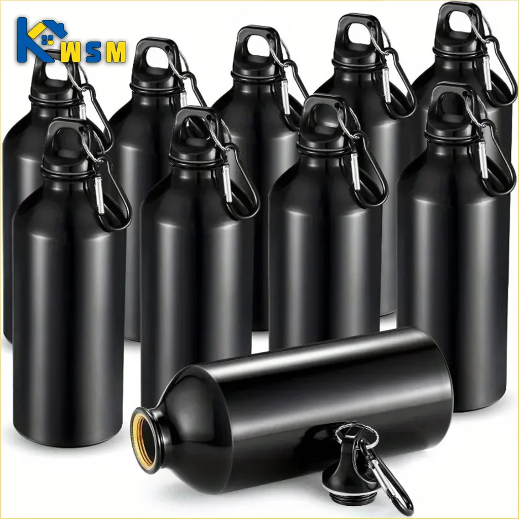 500/750 ml Aluminium Outdoor Bike Sport Wasserflasche Trinkkessel Trinkbecher Auslaufsicherer Wasserkrug für Reisen Laufen Camping Image