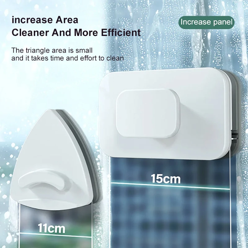 NEUE Magnetische Fenster Reiniger doppelseitige Fenster Reinigung Pinsel Glas Wischer Reinigung Werkzeuge außerhalb Fenster Reiniger Für Hohe Aufstieg Image