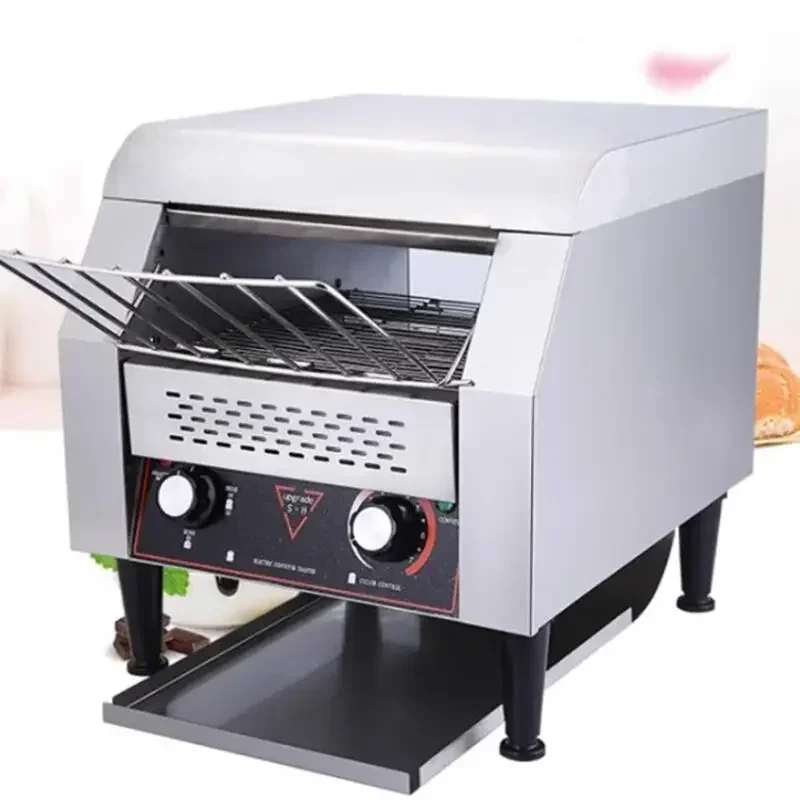 Neue ATS-150 kommerzielle Ketten-Raupen-Heizmaschine, vollautomatischer Sandwich-Toaster, 220 V, 1300 W Image