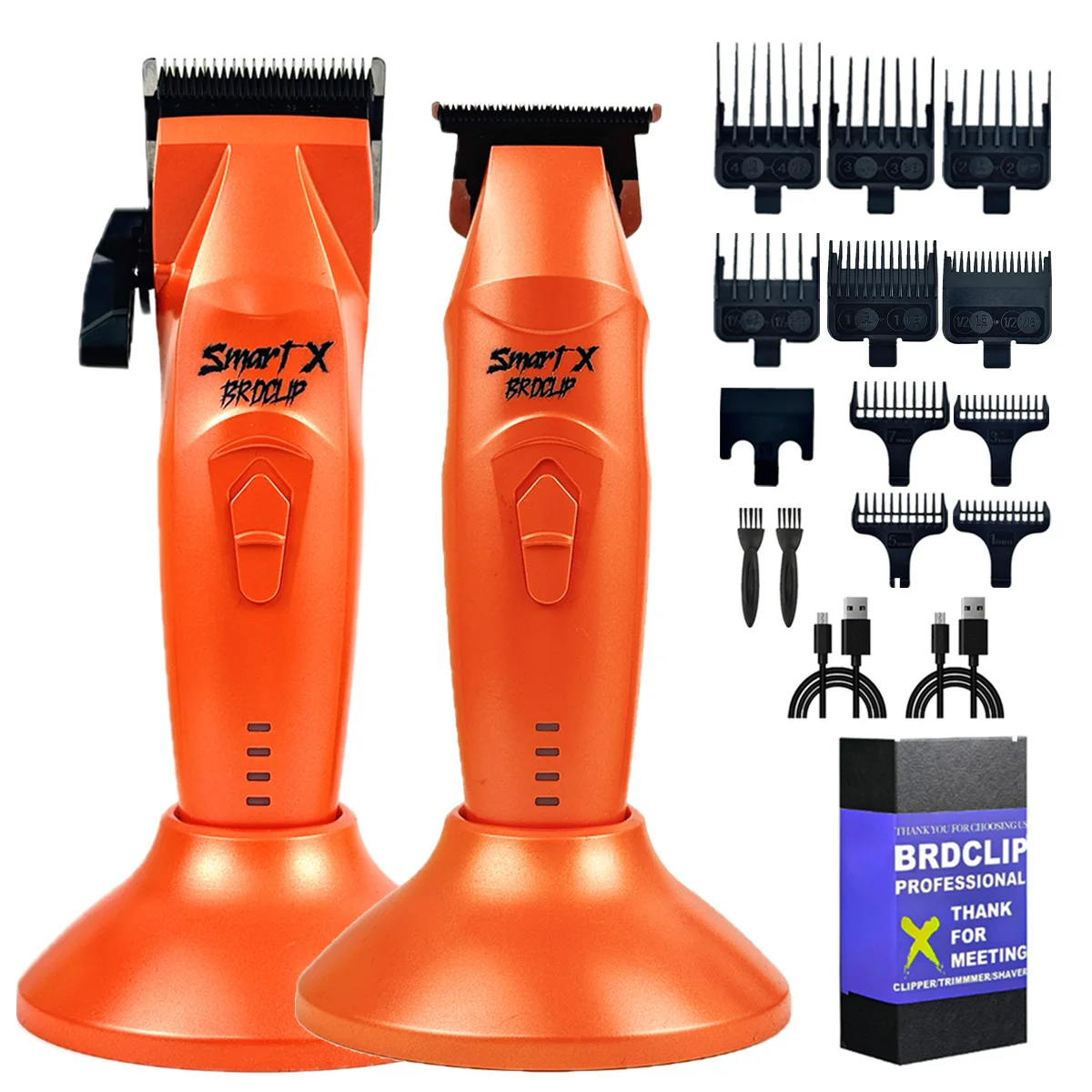 BRDCLIP S8193 S8195 Haarschneider für Männer, professioneller elektrischer Haarschneider, 7200/7000 U/min, verblassende Klinge mit Basis, 3 Farben optional Image