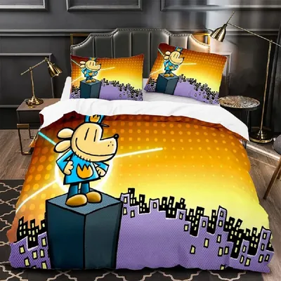 Hund Mann 3D Gedruckt Bettbezug Kissenbezug Bettwäsche Set Twin Full Queen King Size für Schlafzimmer Dekor