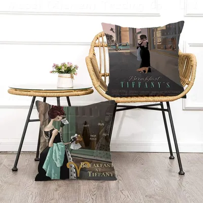 B-Breakfast At T-Tiffanys Stitch Lucky Dragon Kissenbezug Sofakissenbezug Home Room Dekoration Image
