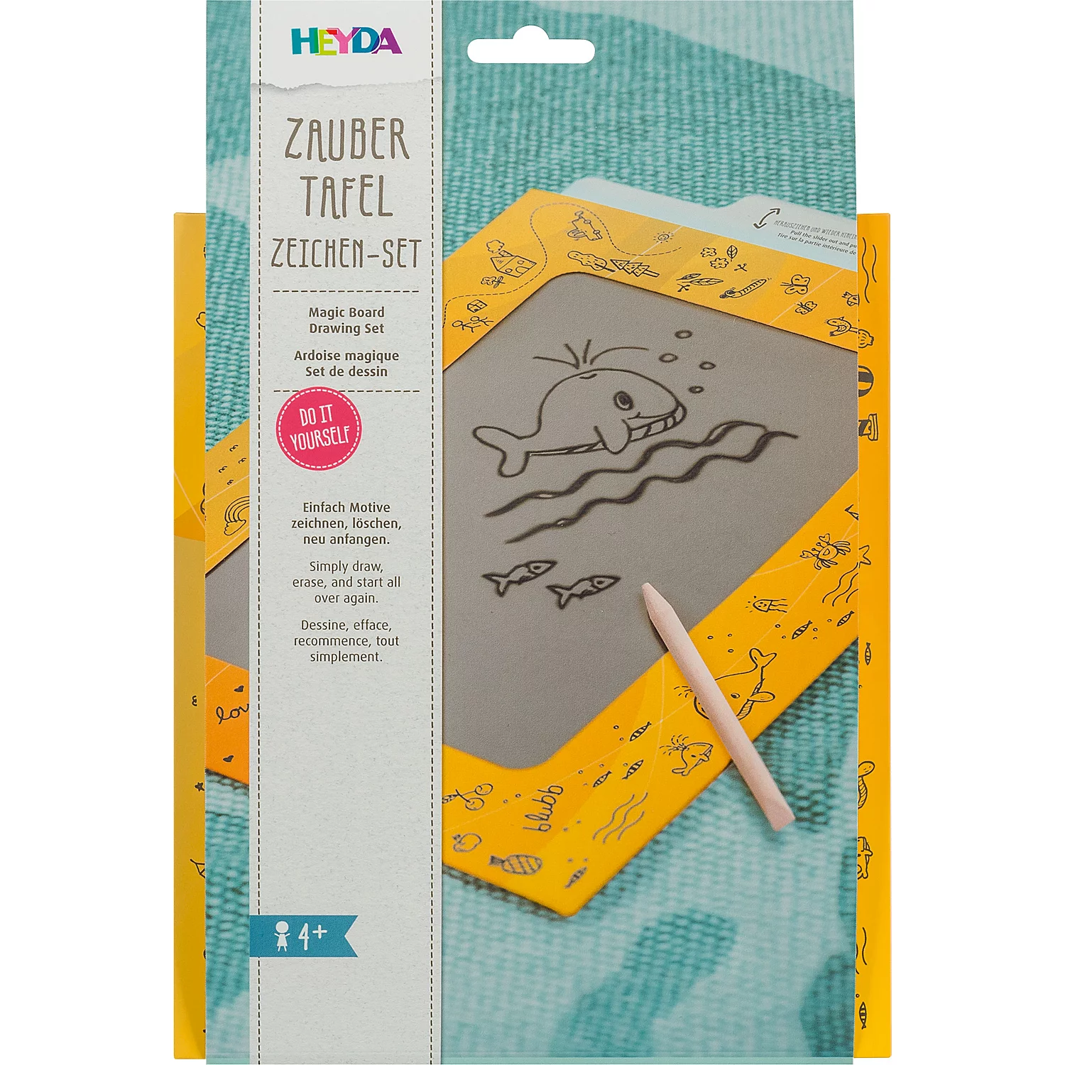 heyda Zaubertafel Zeichen-Set, 19 x 25 cm Image