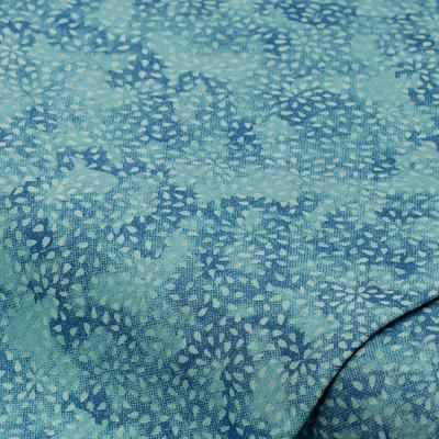 Baumwollstoff Batik Tropfen Mona, blau-color Image