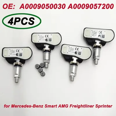 4Pcs Tire Pressure Monitor Sensor TPMS 433MHZ For Mercedes A B C E Class ML350 CLK350 C300 CLS550