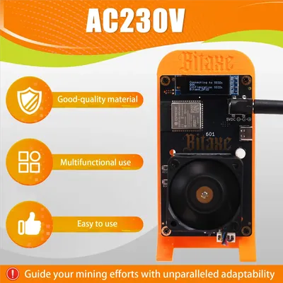 L68ABitaxe Gamma 601 Solo Miner 1.2TH/S BM1370 Asic Chip 18W From Antminer S21 Pro Bitcoin BTC Miner