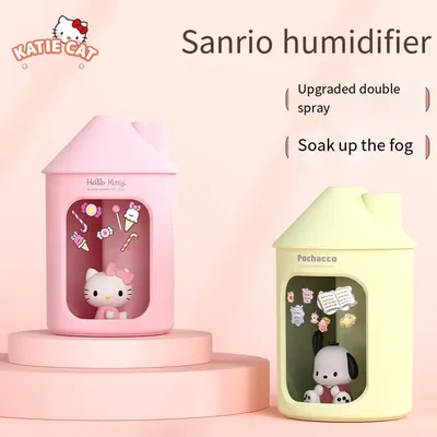 Sanrio Hello Kittle Humidifier cartoon cute Household Double Spray High-Capacity Humidifier Desktop