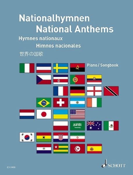 Nationalhymnen. National Anthems. Hymnes nationaux. Himnos nacionales, für Klavier und Gesang - Jakob (Hrsg.) Seibert