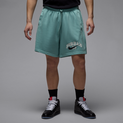 Nike Jordan MVP Men's French Terry Shorts - Green - Cotton/Polyester