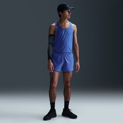 Nike Fast Men's Dri-FIT 8cm (approx.) Brief-Lined Running Shorts - Blue - Polyester