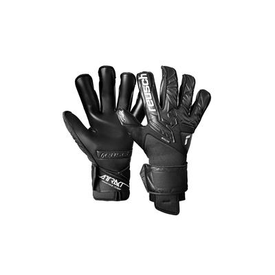 Torwarthandschuhe REUSCH "Attrakt Infinity Resistor", Damen, Gr. 10,5, schwarz, 36% Polyester, 5% Polyamid, 53% Elastodien, 6% Polyurethan, unifarben, sportlich, Handschuhe, mit perfektem Grip Image