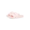 Pantolette TOMMY JEANS "TJW BRAIDED SLIDE", Damen, Gr. 39, rosa, Textil, Schuhe, Sommerschuh, Flats, Schlupfschuh, geflochtene, wattierte Bandage