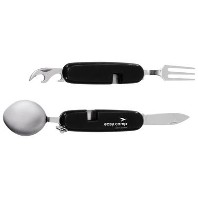 Easy Camp - Folding Cutlery - Besteck-Set schwarz/grau