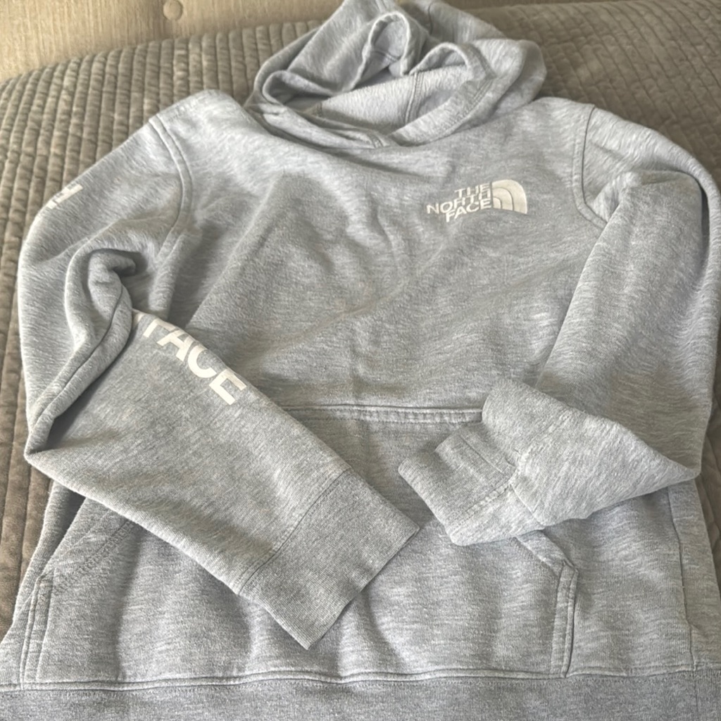 The North Face Shirts & Tops | The North Face Kids Gray Hoodie. Size Medium 10/12. Good Condition. | Color: Gray | Size: 10g