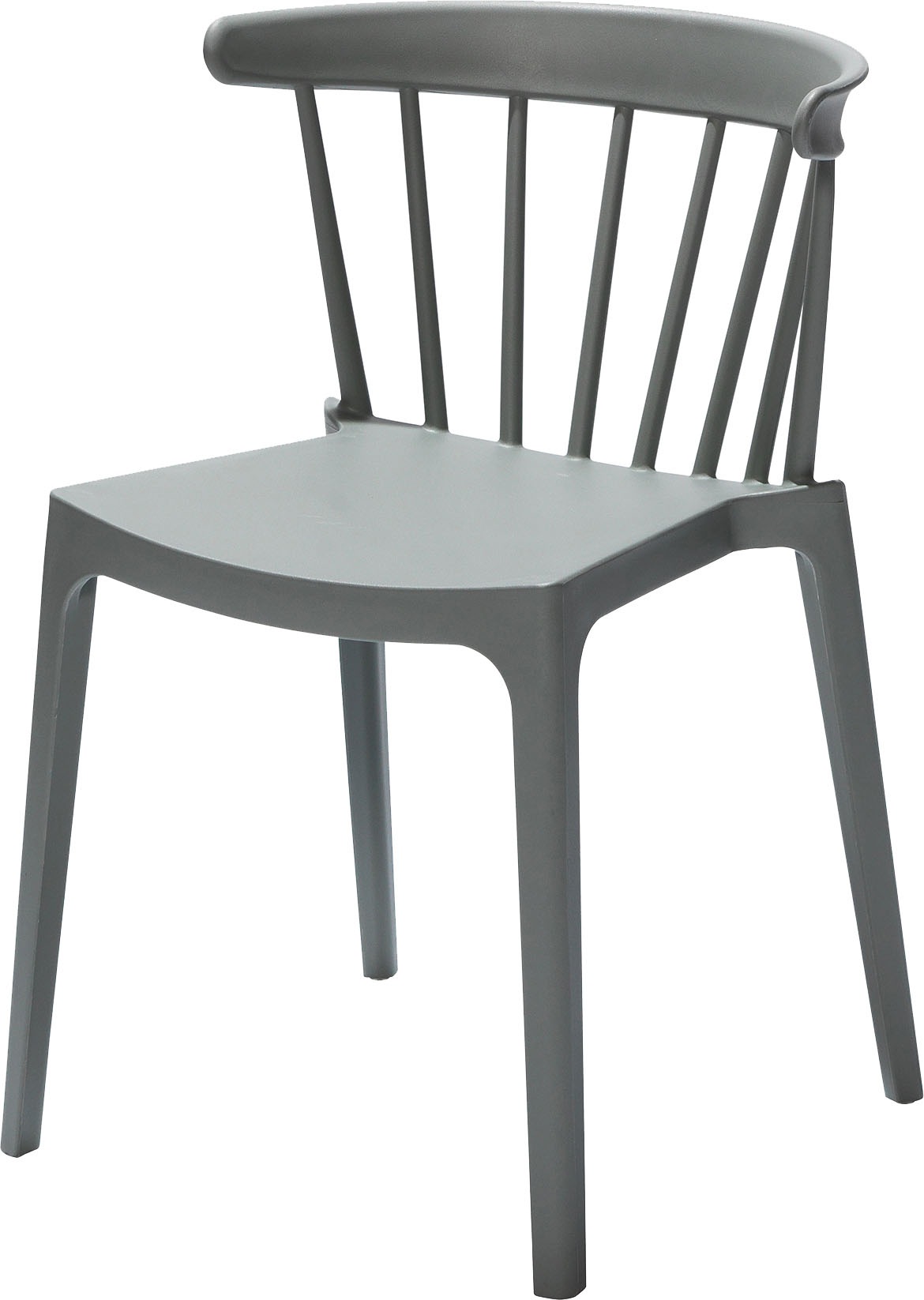 Gartenstuhl BEST "Windson", grün (jadegrün), B:54cm H:75cm T:53cm, Polypropylen, Stühle, Stapelstuhl