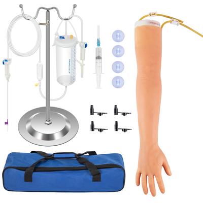 Phlebotomy Practice Kit, Dark Skin IV Practice Kit Venipuncture Learning Phlebotomy Practice Arm Kit