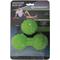 Schildkröt 960151 - Fitness Massage Duo Set, Duo-Ball mit Noppen plus Massageball mit Noppen Ø 60mm, Grün, Selbstmassage-Set, zur Muskelentspannung,
