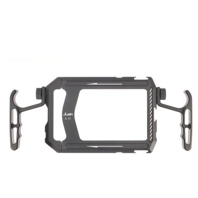 TEMU Jlwin Universal Smartphone Metal Cage Video Rig Handles Vlogging Live Broadcast Mobile Phone Bracket Kit Image
