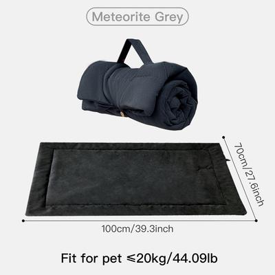 TEMU Supplies Large, Medium, And Small Pets Mat Car Cushion Sofa Pad Warm Dog Bed Cat Nest Foldable Storage Dog Mat Image