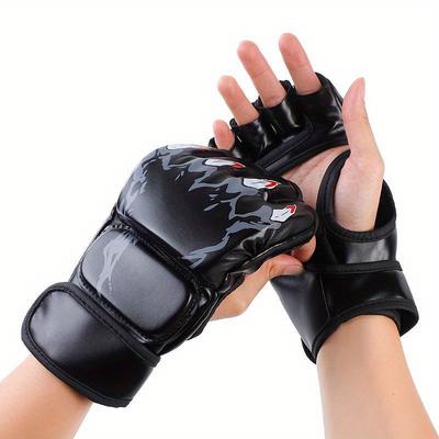 TEMU 1pair Boxing Gloves, Protective Gear For Taekwondo, Karate, Training Image
