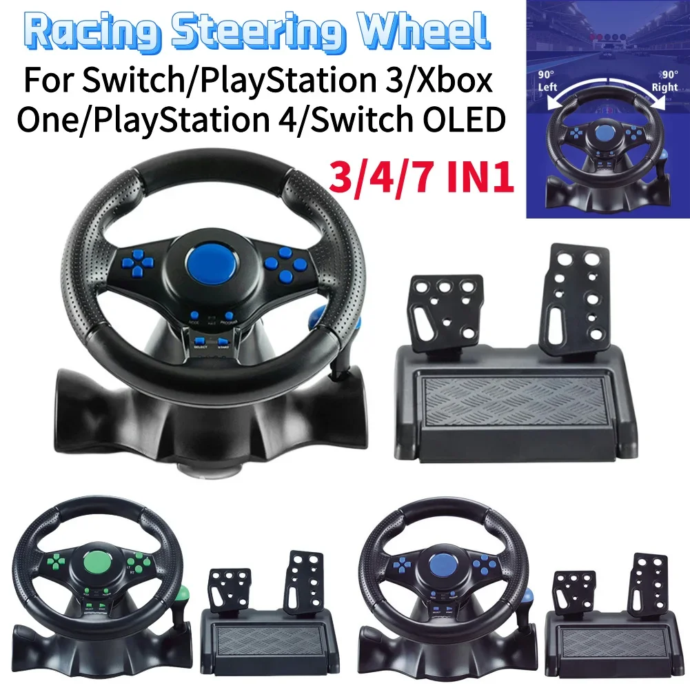 Racing Steering Wheel Dual Clutch Launch Control Computer USB Car Steering-Wheel For PS4/PS3/Xbox One/Nintendo Switch/Xbox