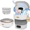 15L Foldable Washing Machine with Spin Dryer Apartments Travel Portable Socks Underwear Panties Baby Clothe Washer Machine