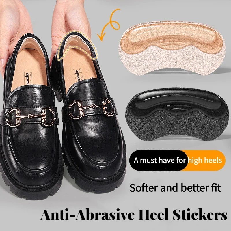 2 Stücke/4 Stücke Silikon Schuhe Rücken Ferse Aufkleber Fersenschutz Größe anpassen Selbstklebende rutschfeste Schuhpolster Schmerzlinderung Fußpflegeeinsätze