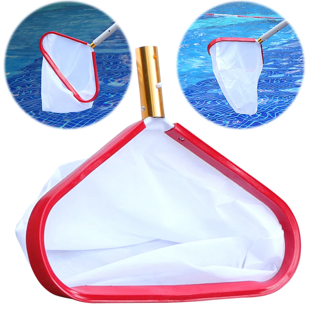 Pool Kescher Pool Skimmer Netz mit Aluminium griff feinmaschiges Pool Netz Pool Leaf Skimmer Netz für Pool Whirlpool Teich Image
