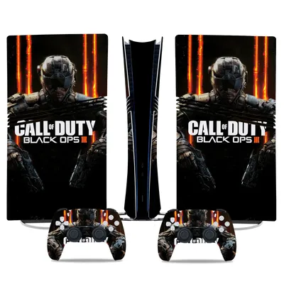 Vinyl-Aufkleber für PS5 PRO Digital und Disc-Versionen Call of Duty Theme Skin Wrap Image