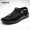 Sommer Männer Mode Casual Sandalen Schwarz Außerhalb Hausschuhe Outdoor Strand Schuhe Männlich