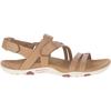 Sandale MERRELL "SANDSPUR ROSE CONVERT", Gr. 37, tobacco, pomegranate, Leder, sportlich, Schuhe