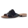 Pantolette GABOR "RHODOS", Damen, Gr. 37, schwarz, Kalbsleder, unifarben, klassisch, Schuhe, Blockabsatz, Sommerschuh, Komfortschuh in Bequemweite G (= weit), Topseller