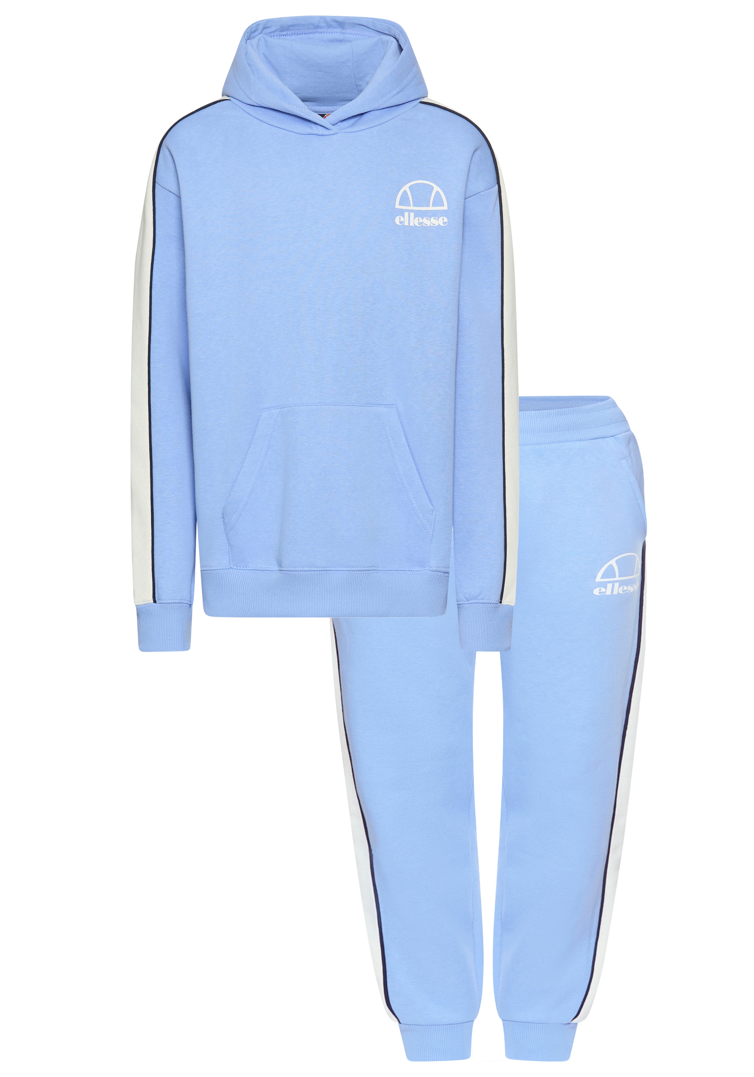 Body & Hose ELLESSE, Kinder, Gr. 164 (14), blau, Obermaterial: 80% Baumwolle, 10% Polyester, 10% sonstige Fasern, KOB Set-Artikel, für Kinder Image