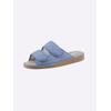 Pantolette CASUAL LOOKS, Damen, Gr. 38, blau (mittelblau), Textil, modisch, Schuhe
