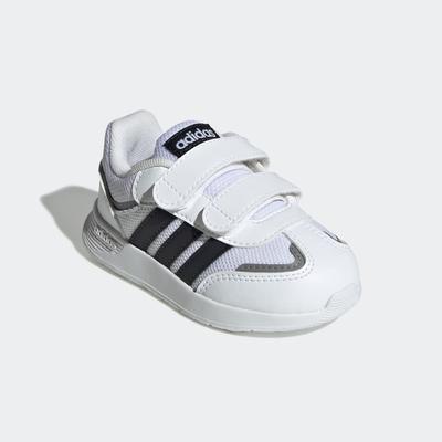 Klettschuh ADIDAS SPORTSWEAR "TENSAUR SWITCH KIDS", Gr. 26, schwarz-weiß (cloud weiß, core schwarz, grau three), Synthetik, sportlich, Schuhe, für Kinder Image