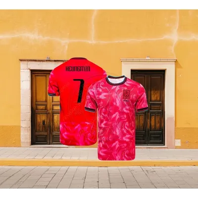 2024_25 South Korea Home Shirt (Heungmin 7) Outdoor Quick Dry Soccer Jersey Unisex Summer Classic