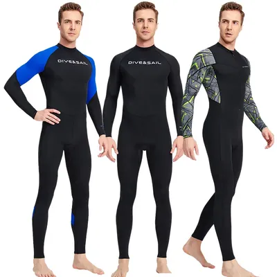 UPF50+Full Body Rash Guard Dive Skins Wetsuit Swimsuit, Sun UV Protection Long Sleeve One Piece